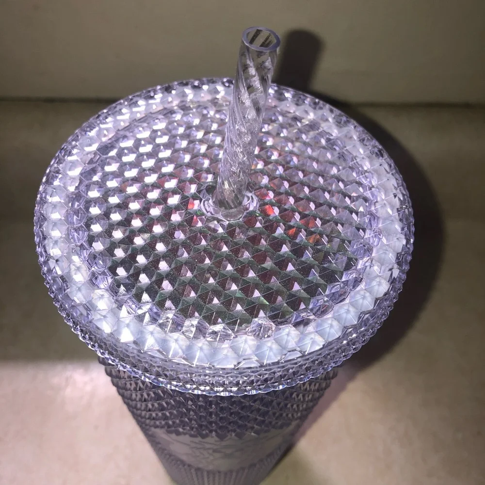 Starbucks Iridescent Bling Diamond Studded Cold Cup